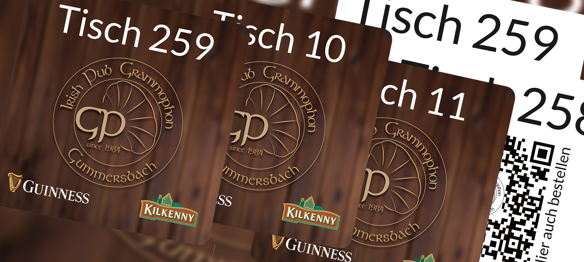 Am Tisch mit QR-Code bstellen