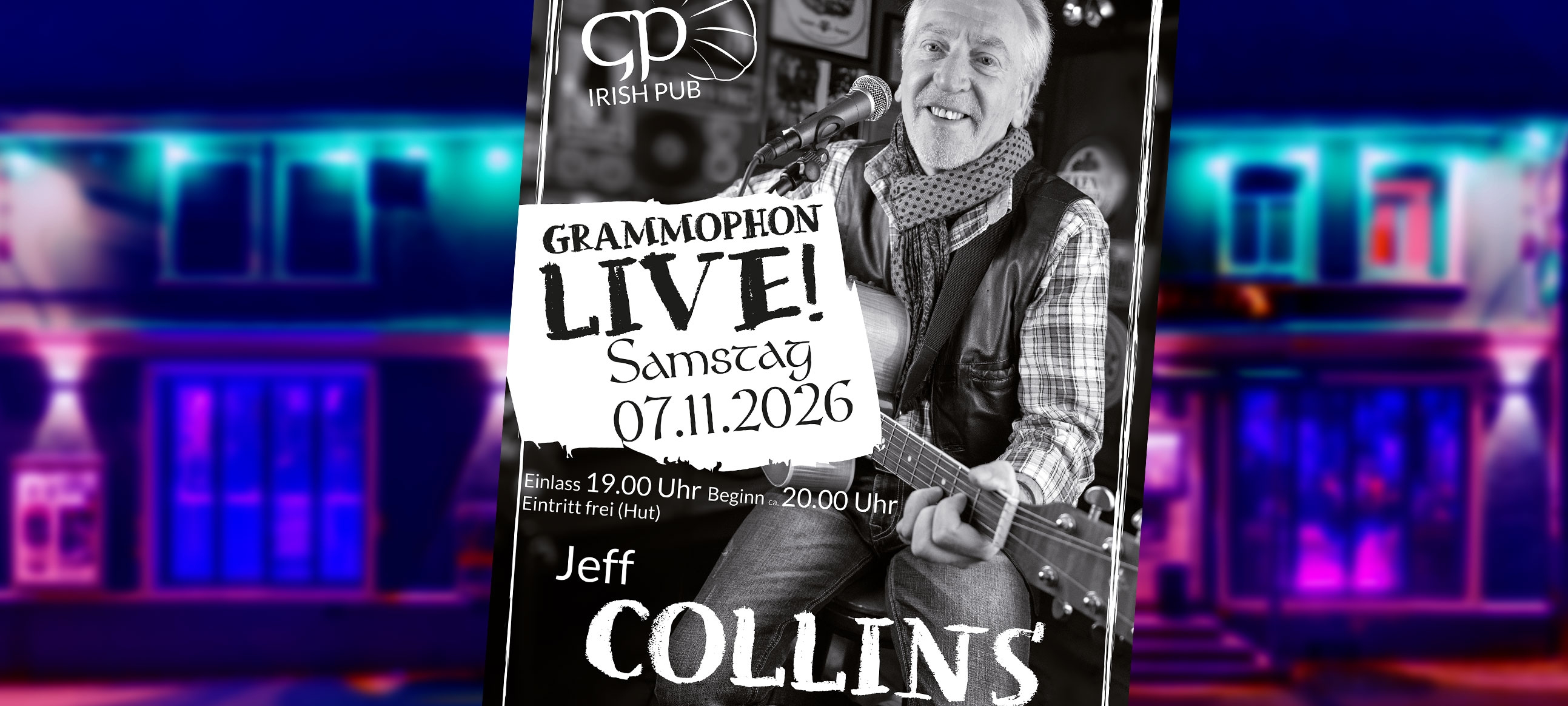 Jeff Collins live im Grammophon