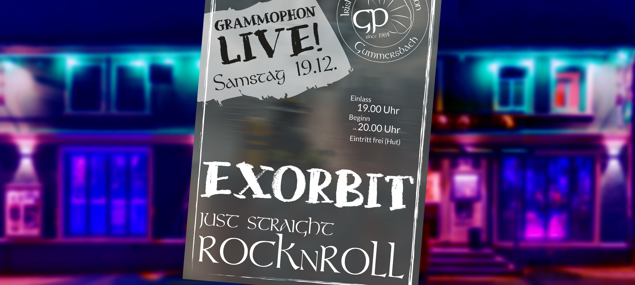 EXORBIT live im Grammophon EXORBIT live im Grammophon
