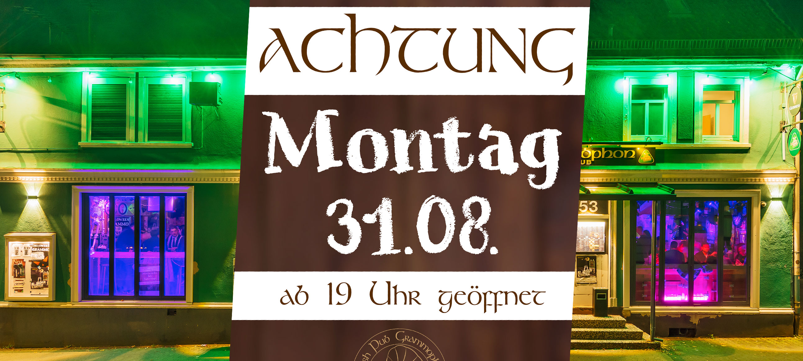 Montag 31.08.2026 geöffnet Montag 31.08.2026 geöffnet